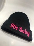 Black 90s Baby Beanie