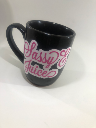 Black SassyE Juice Mug