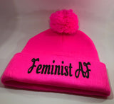 Pink Feminist AF Beanie